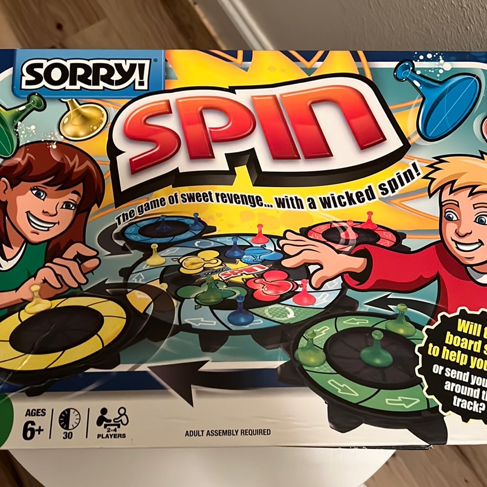 Sorry! Spin Edition Game